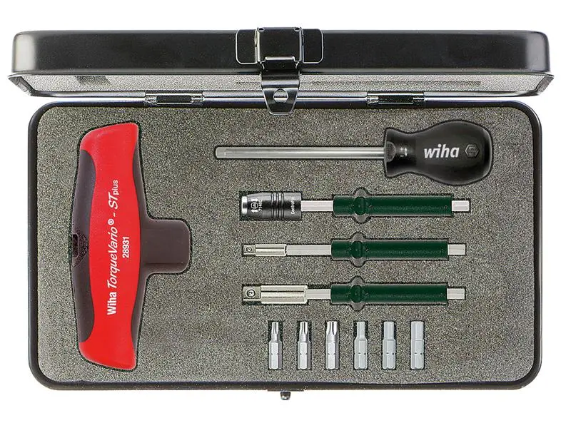 Wiha TorqueVario-S T Screwdriver Place, 11 Piece