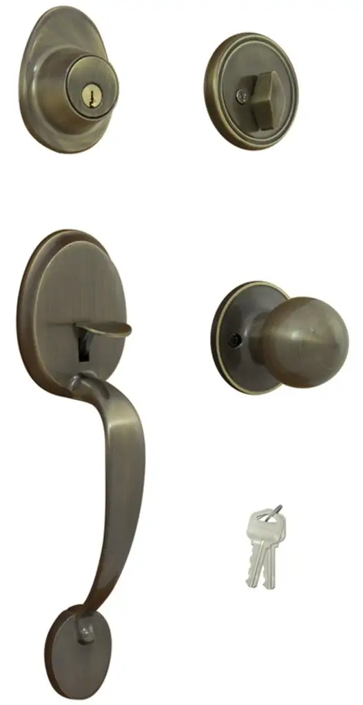 Baldwin 85353112ACLH Boulder Sectional Handleset Venetian Bronze