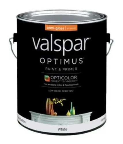 Optimus Semi-Gloss Interior Paint Primer Pure White on Sale Valspar