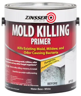 Zinsser 2761 Mildew Proof Interior Paint Semi Gloss White 1 Gallon - Premium Quality Paint