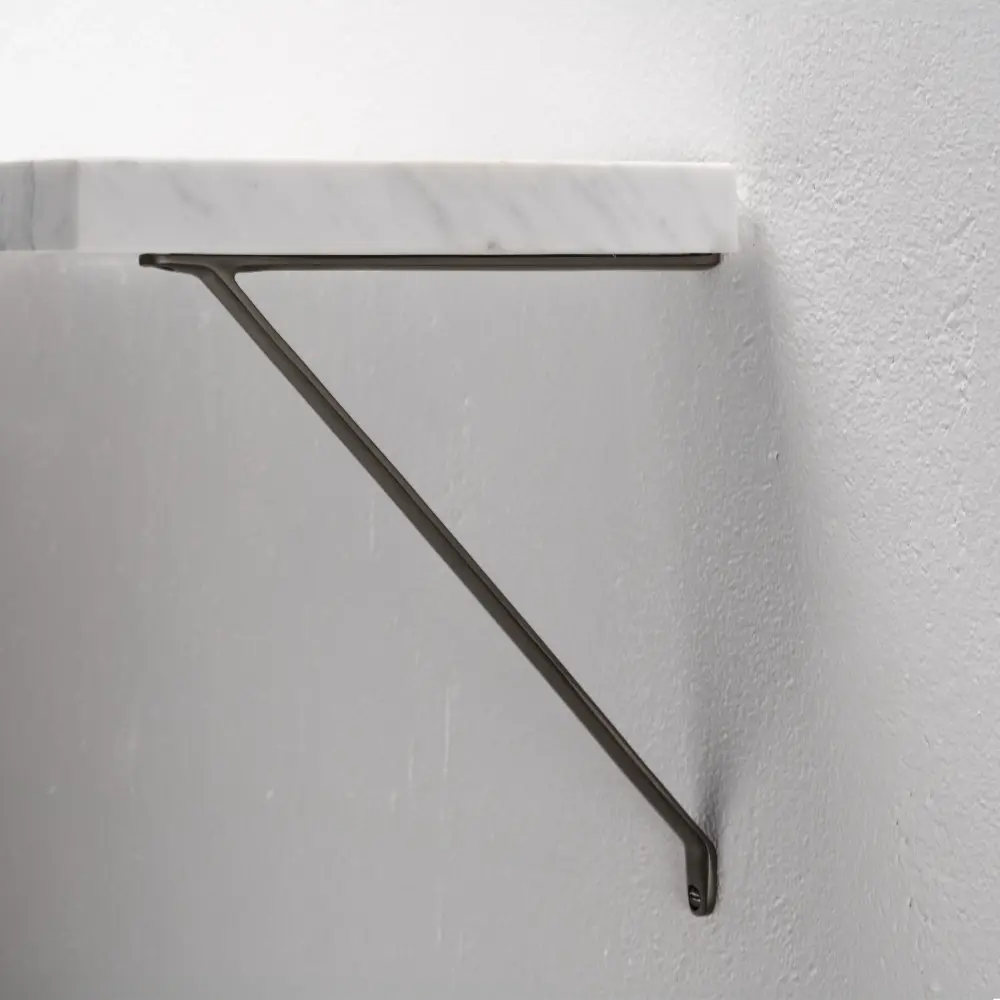Brixton Shelf Bracket 200mm - Copper-brown