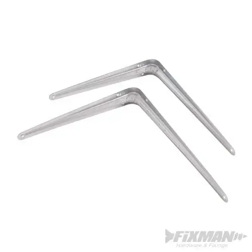 Fixman London Grey Shelf Bracket 20pce 350 x 300mm - 290981