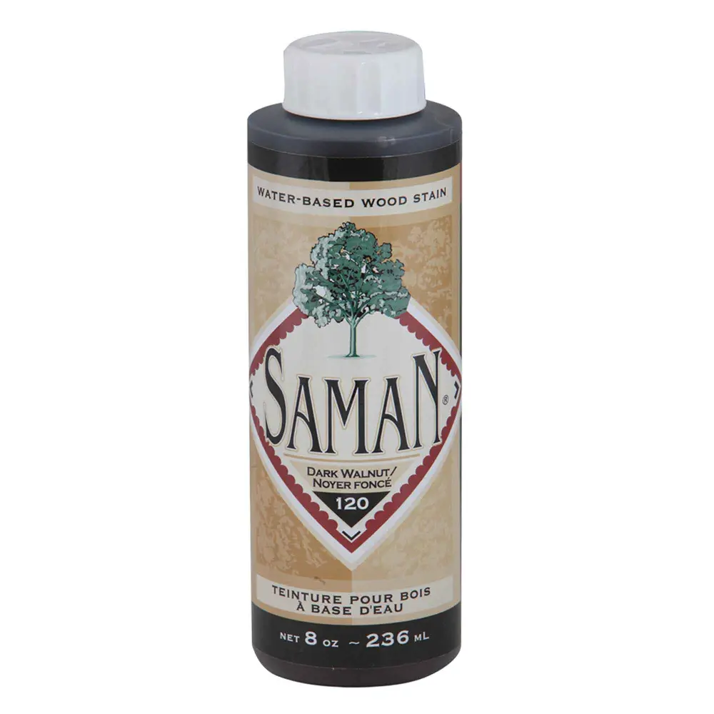 Dark Walnut Water Based Wood Stain, 236 ml