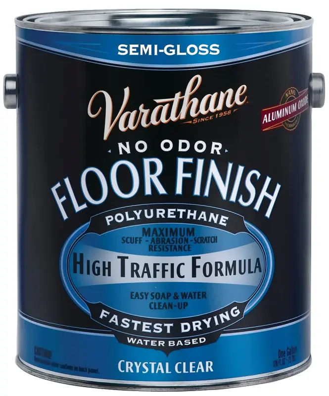 Varathane 230131 Floor Finish, Semi-Gloss, Lucid, Liquid, 1 gal, Can
