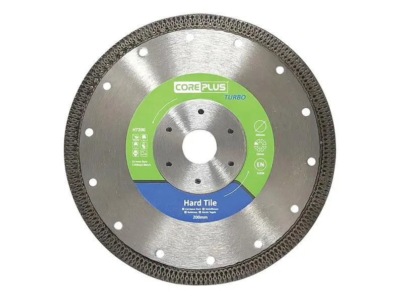 HT200 Hard Tile Turbo Diamond Blade 200mm