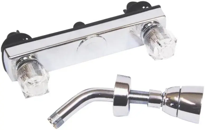 US Hardware P-008PN Shower Faucet Shower Head 8 Inch Chrome