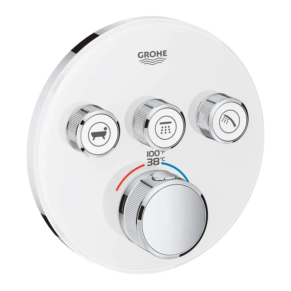 GrohTherm TM SmartControl Three-way Function Thermostatic Valve Trim Control Module