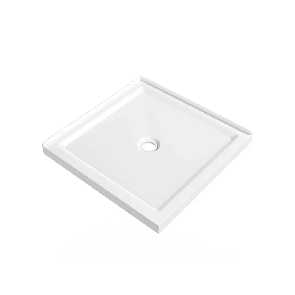 Anti Slip Duplicate Threshold Shower Base - White