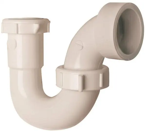 Plumb Pak PP20950 1-1/2-Inch White Plastic Sink Repair Trap Drainage