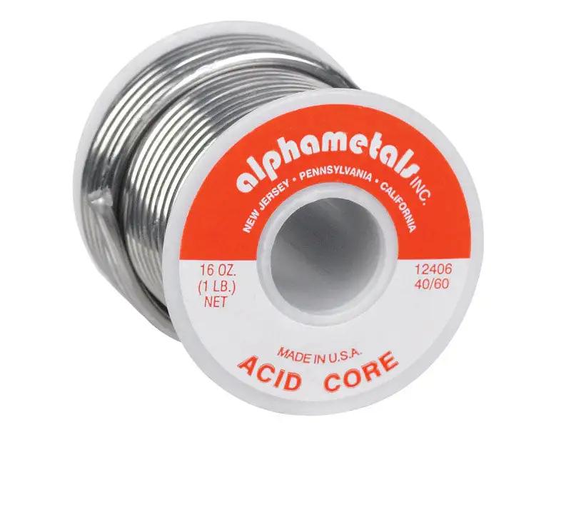 Alpha Fry 1.25 oz Tin Lead Metal Repair Solder 1 Piece ALPHA METALS