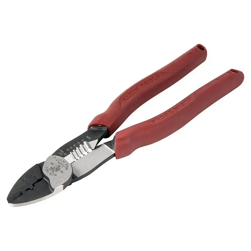Klein Tools 2005N Wire Crimper/Cutter/Stripper, 18 to 10 AWG Stripping, 18 to 10 AWG Cutting Capacity, 9 OAL