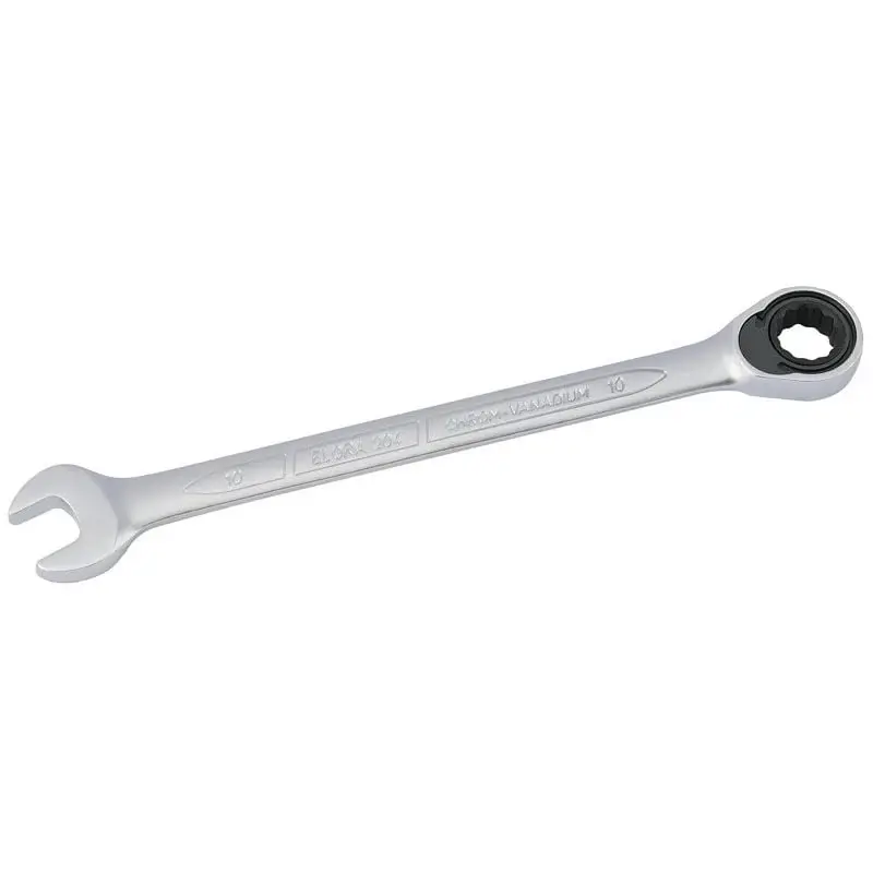 Elora 204-10 Metric Ratcheting Combination Spanner, 10mm - (58389)