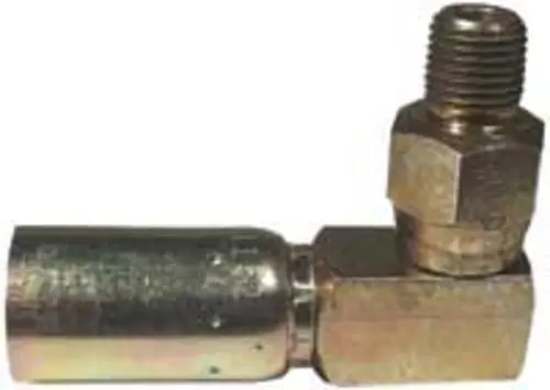 Coll-O-Crimp Female Swivel Long Drop Hose End 3/8 x 3/8 Plumbing Replacement Part Imperial