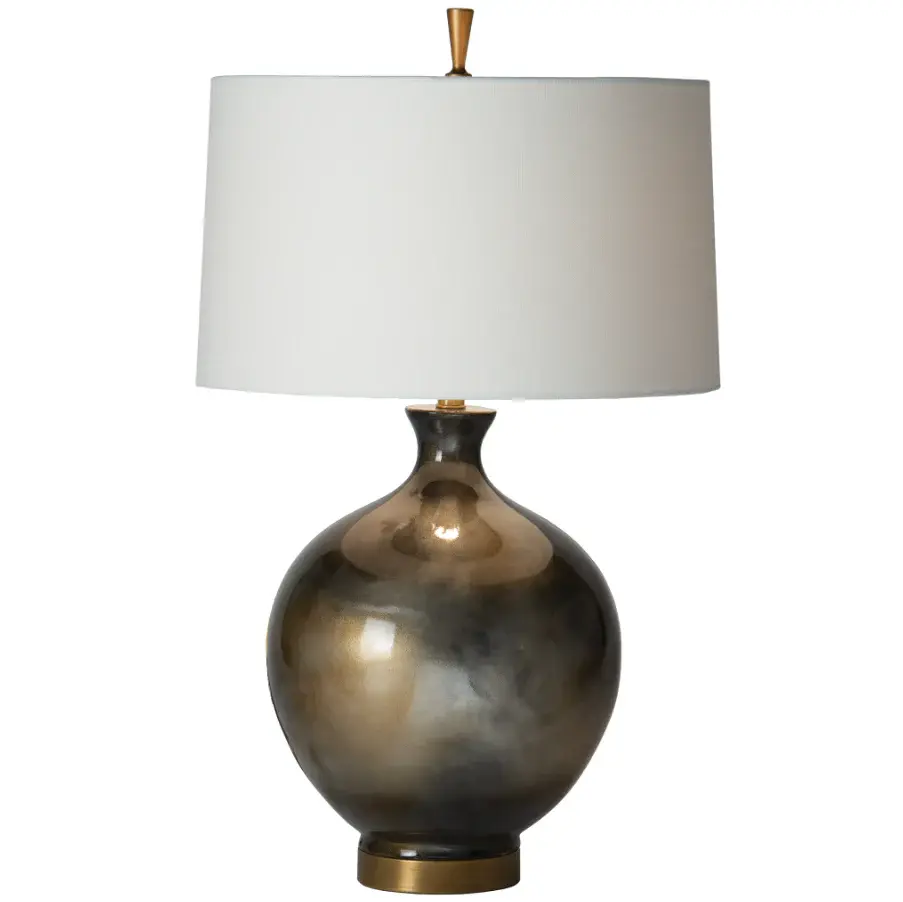 Fabric Drum Shaw Beauman Glaze Table Lamp