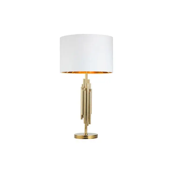 Linden Table Lamp - Polished Warm alloy