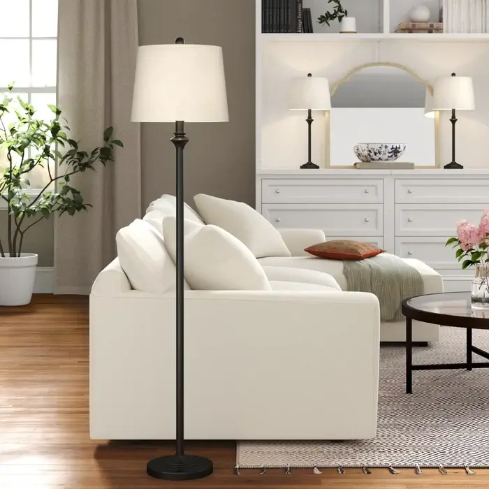 Maxax Traditional Floor & Table Lamp Set 3 #TF13