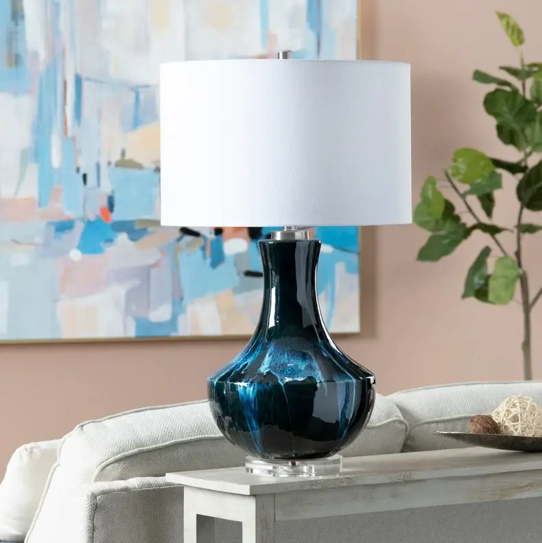 Tiffany Style Maya Glazed Table Lamp