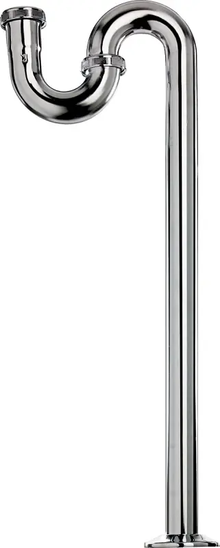 Plumb Pak PP250CP S-Trap Flange, 1-1/2 , Flange, Brass, Chromium