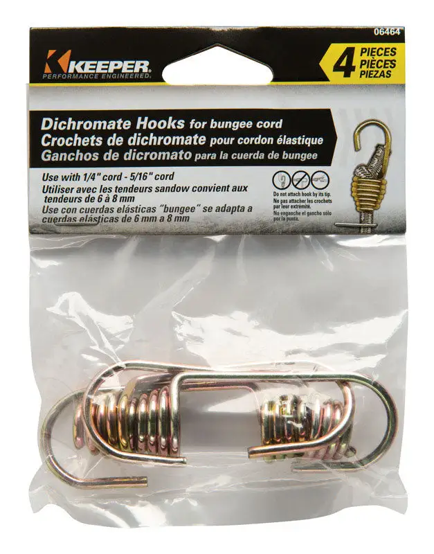 Keeper Black Tarp Strap 24 Inch Length Heavy Duty Adjustable Strap Securing Tarps and Covers