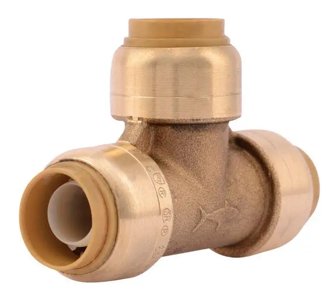 SharkBite U370LFCP Low Lead Tee 3/4 Inch Plumbing Repair Fitting