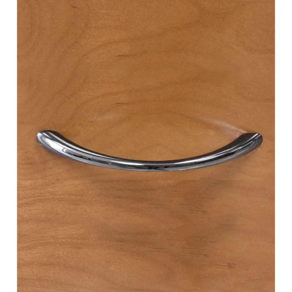 4.375"W Black Gloss Door/Drawer Pull P-9