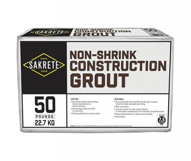 Construction Adhesive SAKRETE Non-Shrink Construction Grout, 50 lb