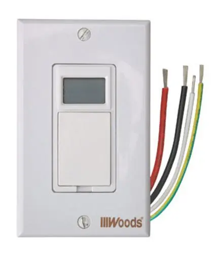 Beige Mechanical Time Switch Home and Office Electrical Systems Coleman