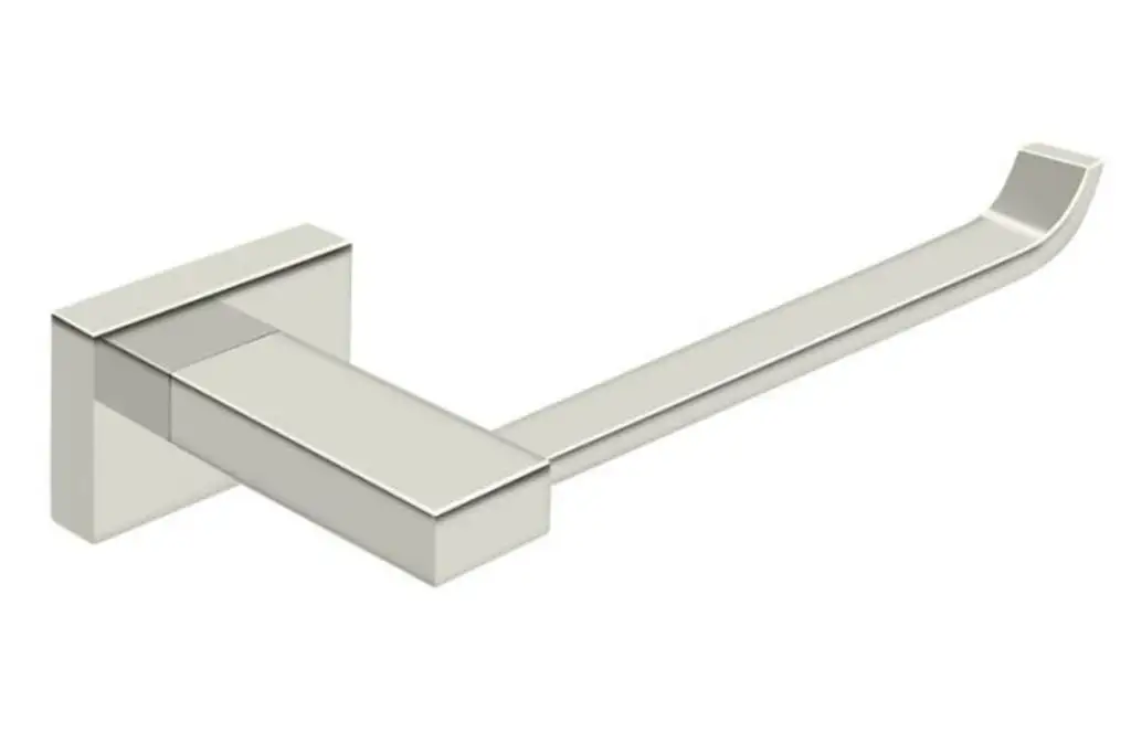 55D Single Post Tissue Roll Holder Bathroom Accessory Plumbing Supplies Deltana