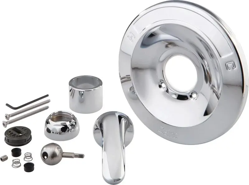 Delta 600 Series RP54870 Tub and Shower Renovation Kit, Chromium