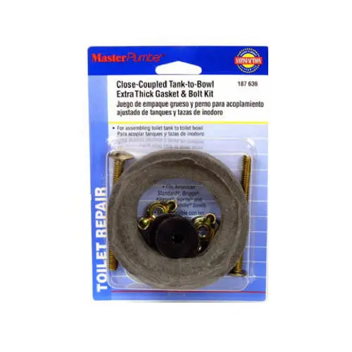 Master Plumber Tank To Bowl Bolt and Washer Kit Secure Toilet Installation