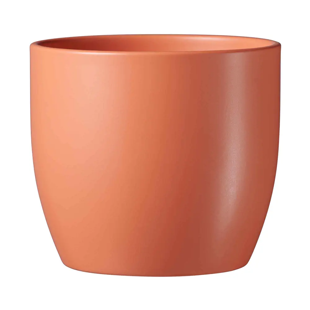Basel Spring Planter, 6'' x 5'' (Matte Dawn Cherry