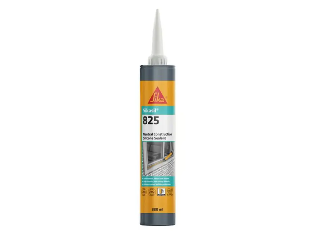 Everbuild Sika Sikasil-825 Silicone Sealant Ivory 380Ml