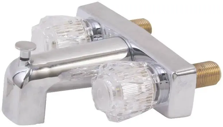 US Hardware P-009NB Tub and Shower Faucet 4 Inch Chrome