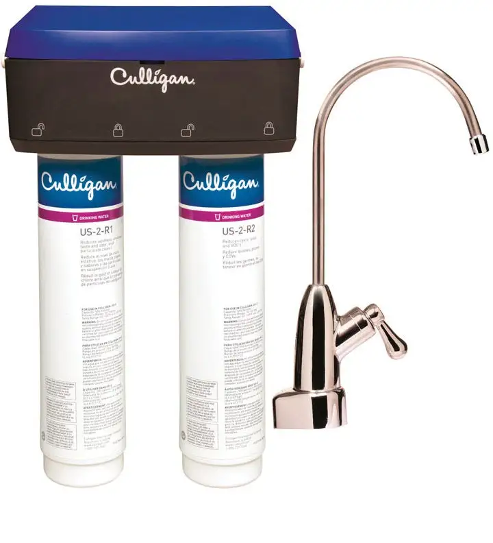 Under Sink Drinking Water Filtration System 3-Stage Filter CULLIGAN