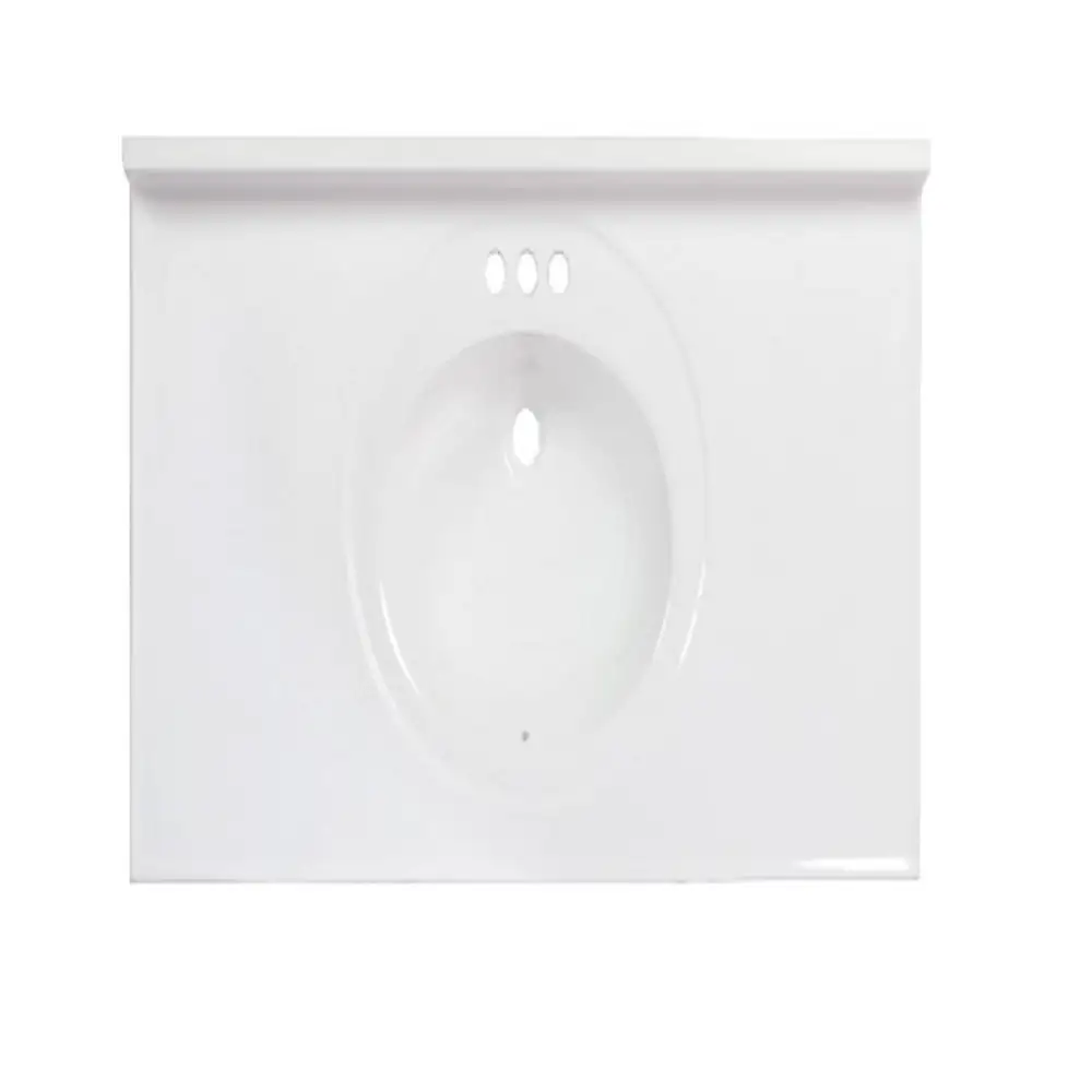 Arstar A223710113C1-3 Standard White Bathroom Sink 37 Inch X 22 Inch