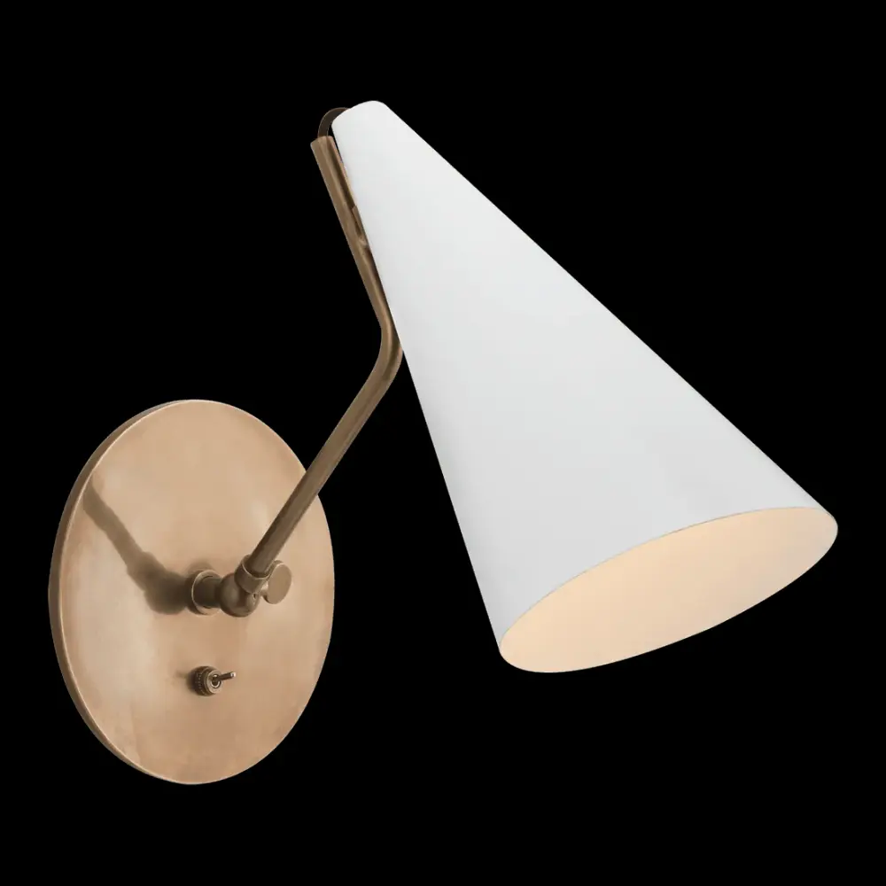 Clemente Wall Light - Antique Brass Alabaster