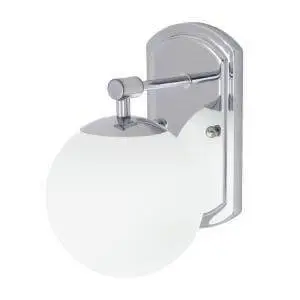 Cylinder Shade ALSY Lighting LED Wall Sconce Shiny metal Glass Globe Shade Damaged Box