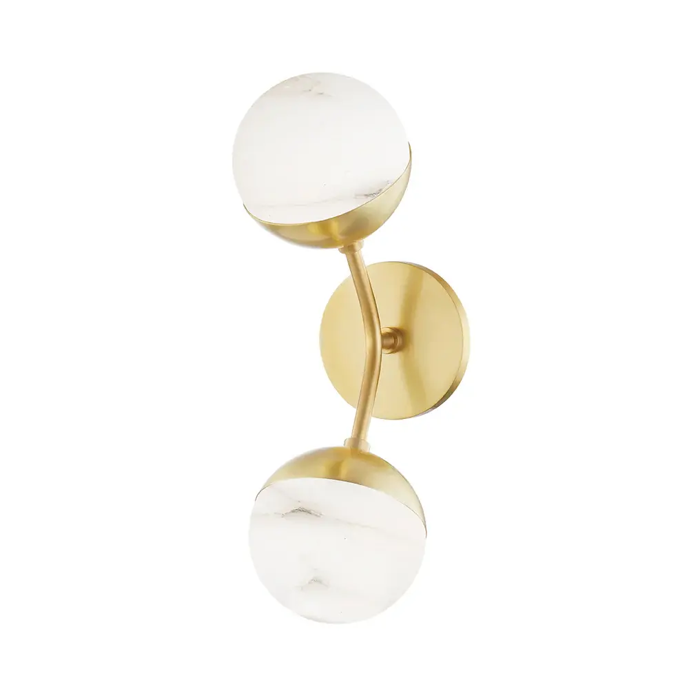 Saratoga Wall Sconce - Aged Warm alloy