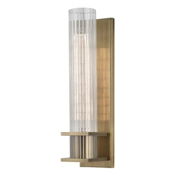 Sperry 1 Light Wall Sconce - Aged Brass