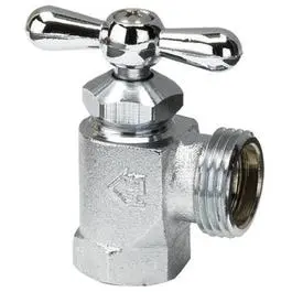Chrome Plated Brass Front Operated Washing Machine Valve 0.5 x 0.75 Inch Female Various