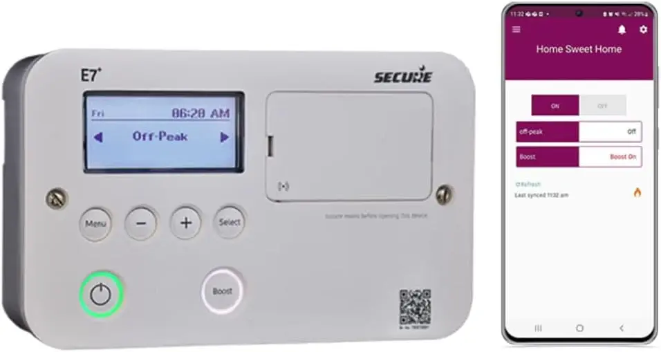Horstmann Safe E7+ Smart Immersion Heater Control / Hot Water Programmer Sce100-000