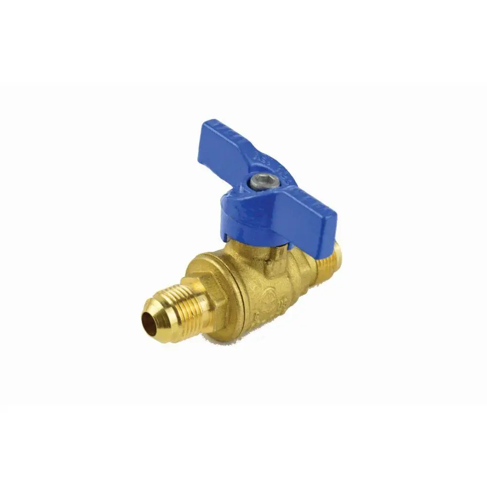 1/2" FLARE X 3/8" FLARE JOMAR GAS BALL VALVE