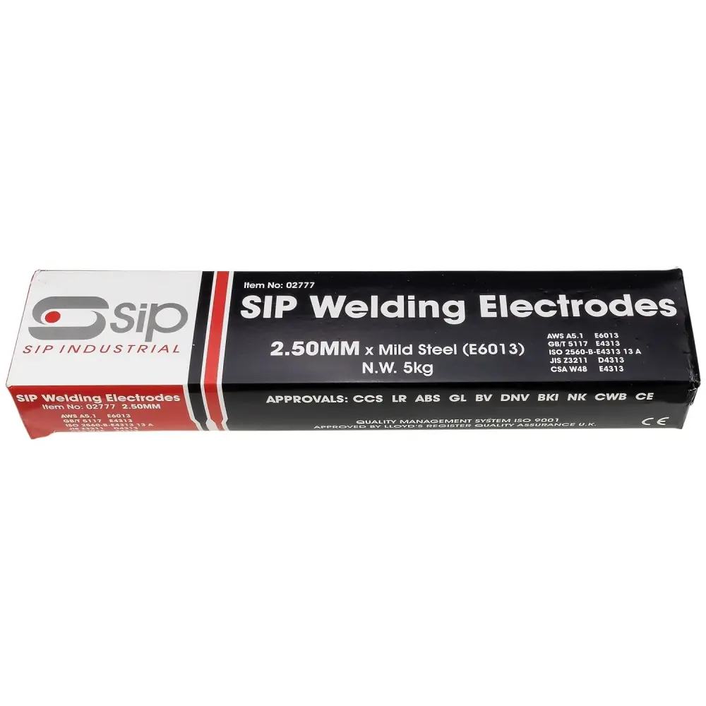 SIP 5kg x 2.5mm 6013 Mild Chromed Electrodes - 02777