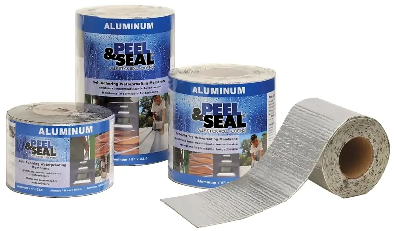 MFM 50036 Roofing Membrane, 33-1/2 ft L, 36 W, Aluminum/Polymer
