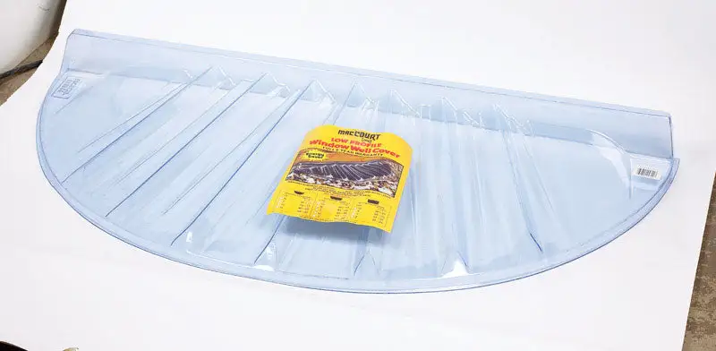 MacCourt 44 W x 25 D Plastic Type S Window Well Cover
