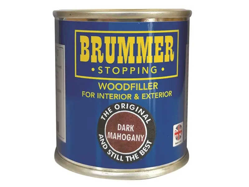 Brummer Wood Filler Charcoal Mahogany 700g