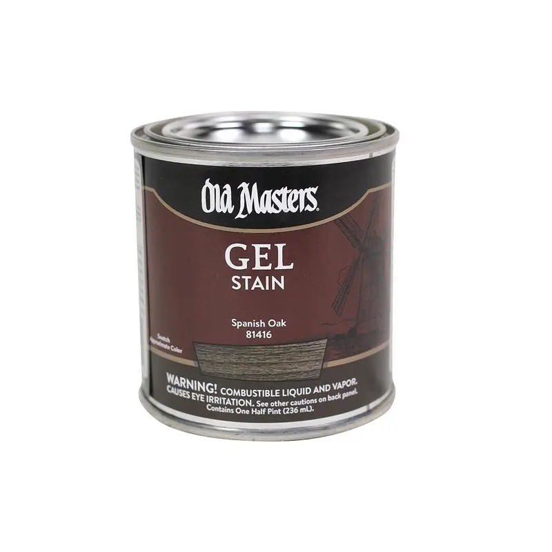 Old Masters Semi-Transparent American Walnut Oil-Based Alkyd Gel Stain 0.5 Pint